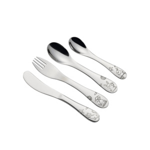 Cilio Children's Litte Friends Cutlery Set 4-Piece