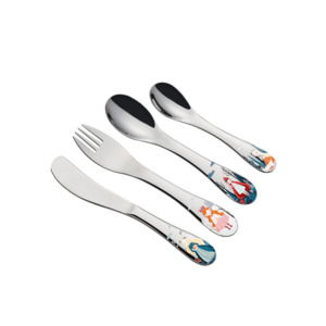 Cutlery Sets: Cilio Children's Princess Cutlery Set 4-Piece