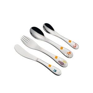 Cutlery Sets: Cilio Children's Forest Cutlery Set 4-Piece