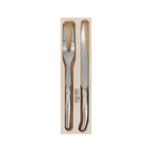 Andre Verdier Laguiole Debutant Carving Set Stainless Steel