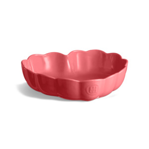 Emile Henry Madeleine Heart Dish 26cm Rose Candy