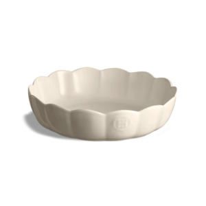 Emile Henry Madeleine Round Dish 27cm Clay