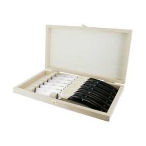 Andre Verdier Le Thiers Elegance Steak Knife Set 6 Piece Bicolour