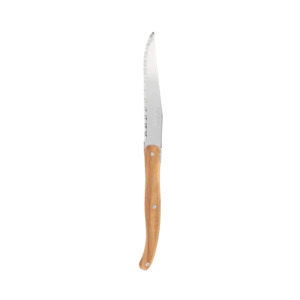 Andre Verdier Laguiole Debutant Country Steak Knife Olive Wood