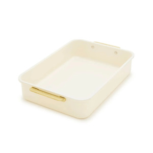 GreenPan Reserve Non-Stick Rectangular Pan 30cm x 25cm Cream White