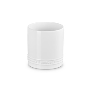 Kitchenware: Le Creuset Stoneware Utensil Jar White