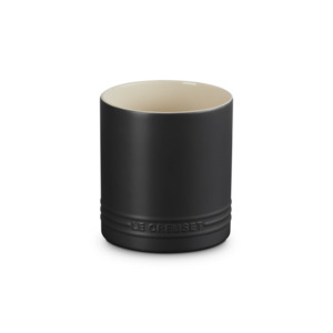 Le Creuset Stoneware Utensil Jar Satin Black