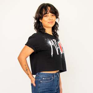 T Shirts: We Are Māori Crop Tee
