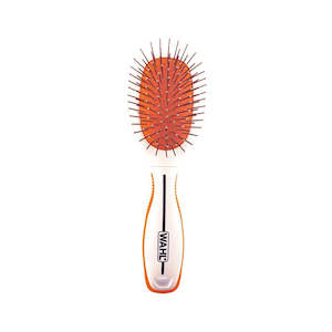 Wahl Orange/White Small Double Sided Pin/Bristle Brush