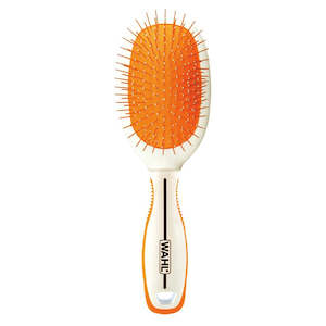 Wahl Dog Clippers Nz: Wahl Orange/White Large Double Sided Pin/Bristle Brush