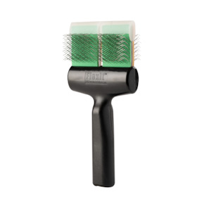 FlexIt Green/Gold Soft Flex Finishing-Undercoating Combo Brush - Double Width