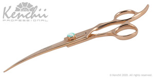Dog Grooming Scissors: Kenchii Rose 7 Inch Curved (17.78cm)
