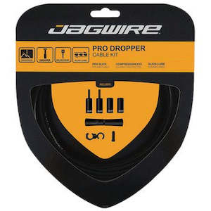 Cables: Jagwire Pro Dropper Upgrade Cable Kit (3mm OD Outer) / Black
