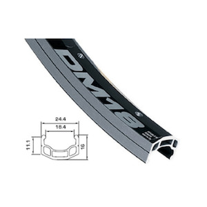 Wheels: Alex DM18 CNC/Eyelet / 700c / 32h Alloy Rim