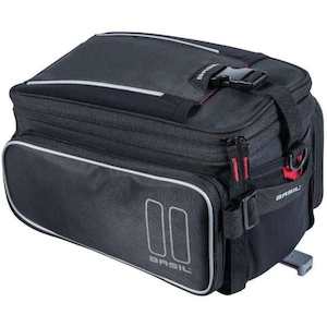 Bags: Basil Sport Design Trunkbag 7-15 Litre / MIK Carrier Plate / Black