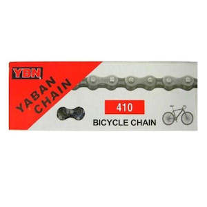 Drivetrain: Yaban 410 BMX/Single Speed 1/2" x 1/8" Chain