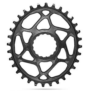 Chainrings: Absolute Black Race Face Cinch Oval Boost Offset Chainring / Black