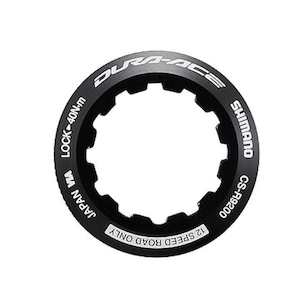 Cassettes: Shimano Dura-Ace CS-R9200 12-Speed Lock Ring & Washer