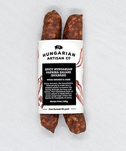 Products: Spicy Hungarian Paprika Salami (kolbász) – Wood Smoked & Aged