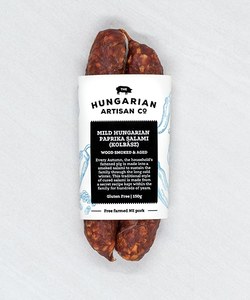 Mild Hungarian Paprika Salami (kolbász) – wood smoked & aged