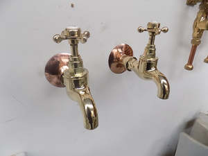 Sink and Bath Bib taps - out of the wall