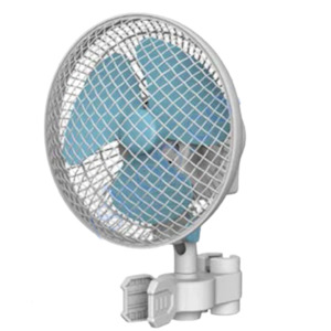 Ventilation: Oscillating Clip Grip Fan - 150mm