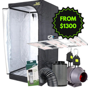 Starter Kits: LED Grow Tent Starter Kit 150x150x200cm