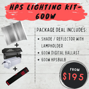 Starter Kits: HPS Lighting Kit Set - 600w