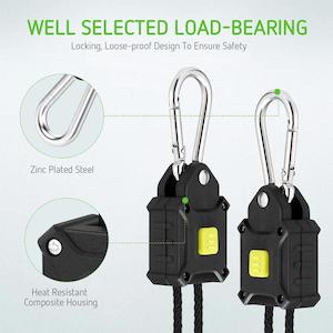 Heavy Duty Rope Hangers - 2 pk