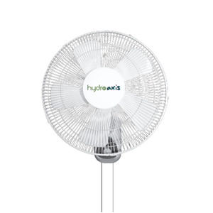 Hydro Axis Oscillating Wall Fan 16"