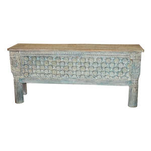 Exotic India: Vintage Carved Console