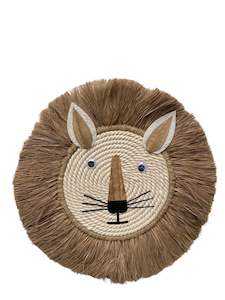 Wall Decor: Lion Seagrass Wall Hanging