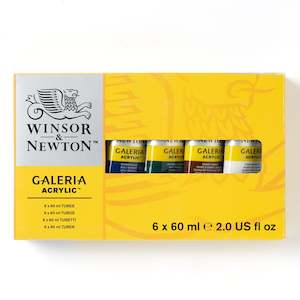 Winsor Newton: Winsor & Newton Galeria 60ml Acrylic Paints Set of 6