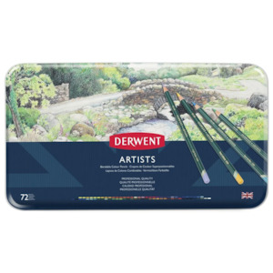 Derwent: Derwent Artists' Pencil Tin of 72