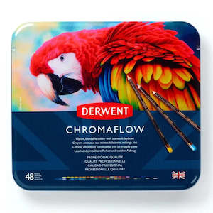 Derwent: Derwent Chromaflow Coloured Pencils Tin of 48