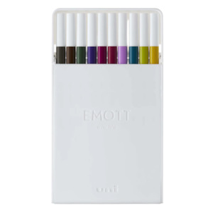 Uni Emott Everfine 0.4mm Fineliners Set of 10 No.3