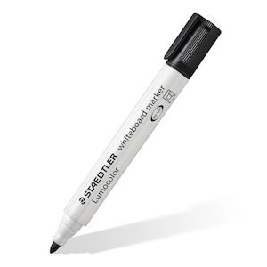 Staedtler Whiteboard Marker 351-9 Bullet Tip Lumocolor Black
