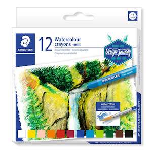 Staedtler Watercolour Crayons Design Journey Pack 12