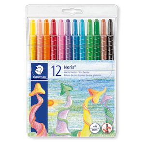 Staedtler Twistable Crayons 221 NWP12 Noris Club 12 Pack