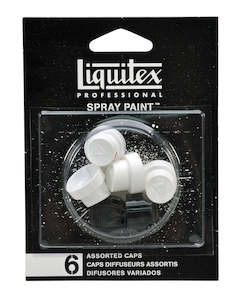 Liquitex Assorted Spray Paint Nozzle Pack Of 6