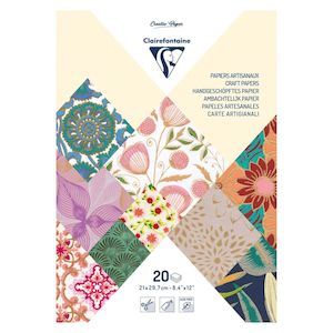 Clairefontaine Best of Colours A4 20 Sheet 120gsm Artisian Paper Pad