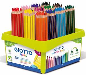 Kids Art Craft Learning: Giotto Mega Colouring Pencils Set of 108