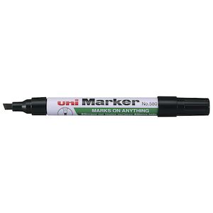 Uni Permanent Chisel Tip Markers