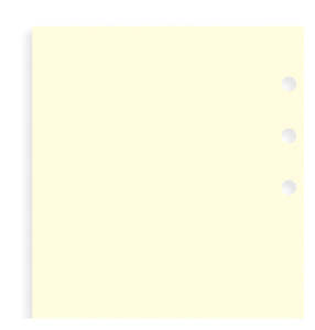 Journals Sketch And Notebooks: Filofax Personal Organiser/Clipbook Cotton Cream Notepaper Refill