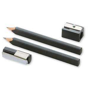 Pencil Case Backpack: Moleskine Black Pencil Set With Sharpener
