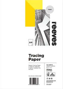 Reeves Tracing 90gsm Paper Pack Of 100 Sheets