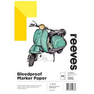 Reeves: Reeves Bleedproof 75gsm 50 Sheet Marker Pads