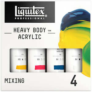 Liquitex: Liquitex 59ml Heavy Body Acrylic Paints Mixing Set Of 4