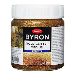 Jasart Byron 250ml Gold Glitter Medium