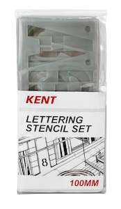 Kent: Kent Lettering Stencil 100mm